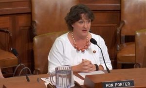 Rep. Katie Porter, D-Calif., at a May 21 hearing on balance billing. (Photo: House Ways and Means)