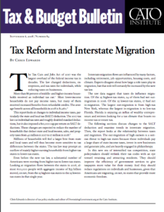 Tax Reform and Interstate Migration